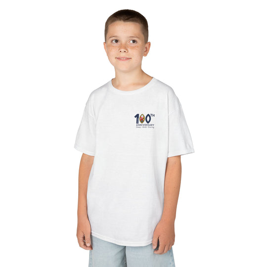 Kids Centennial Unisex Short Sleeve Tee with Blank Back