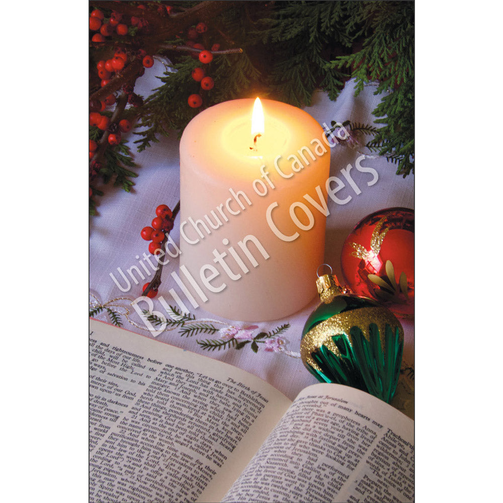 Bulletin: Candle and Ornaments (Package of 50)