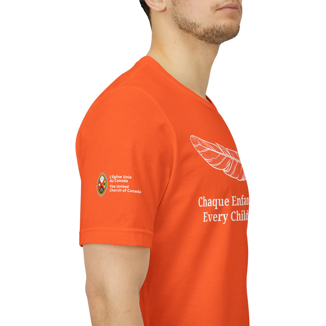 United Church Every Child Matters French/English Unisex Short Sleeve Tee