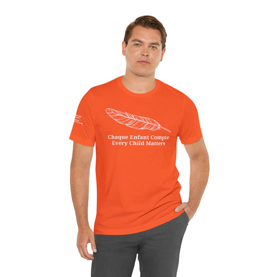 United Church Every Child Matters French/English Unisex Short Sleeve Tee