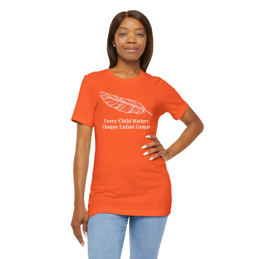 Every Child Matters English/French Unisex Short Sleeve Tee