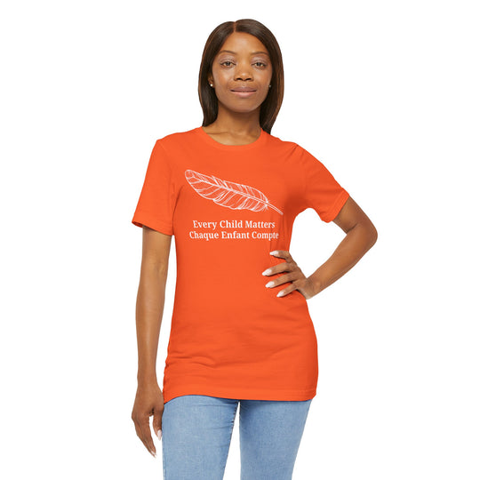 Every Child Matters English/French Unisex Short Sleeve Tee