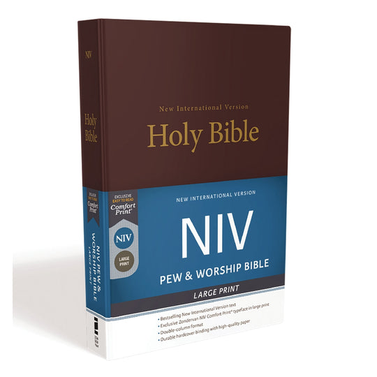 NIV Large Print Pew and Worship Bible