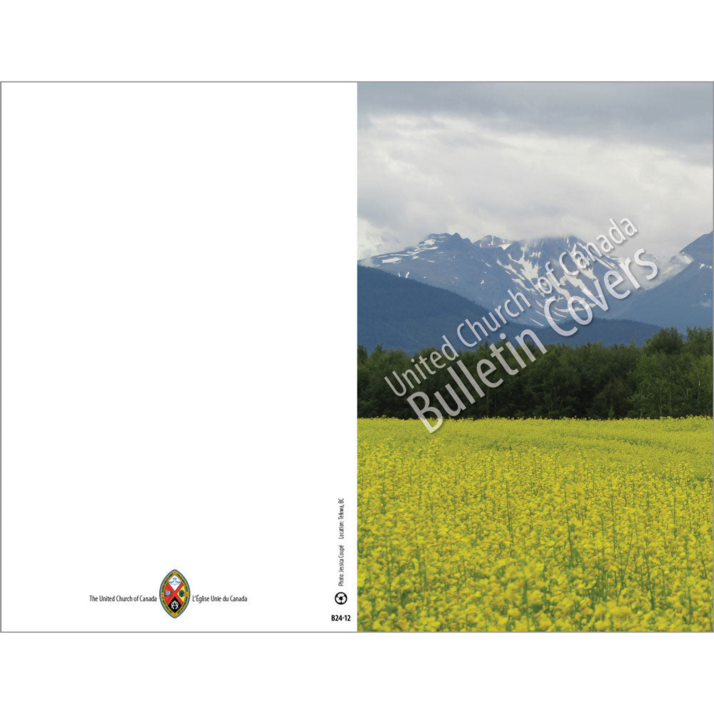 Bulletin: Western Mountains (package Of 50) – United Church Bookstore