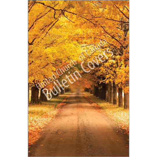 Bulletin: Autumn Road (Package of 50)