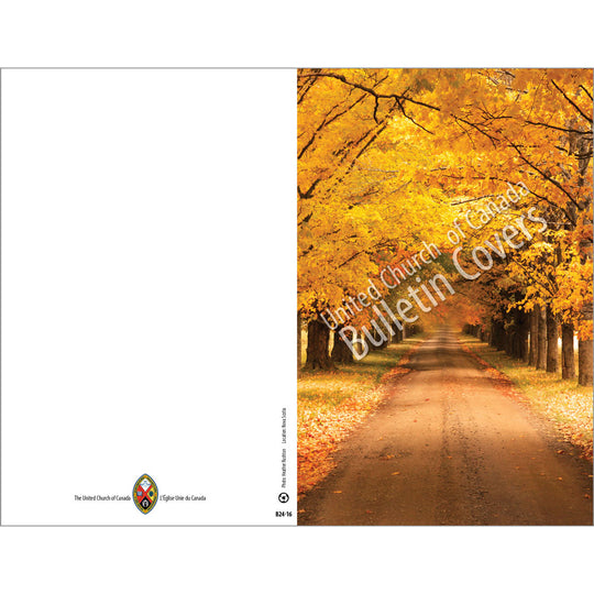 Bulletin: Autumn Road (Package of 50)