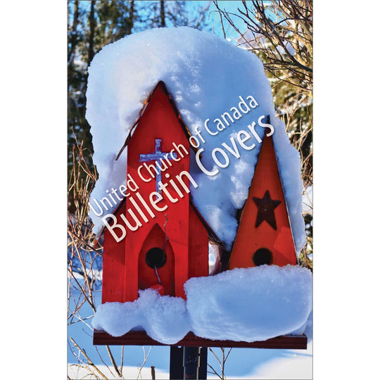 Bulletin: Snowy Birdhouse (Package of 50)