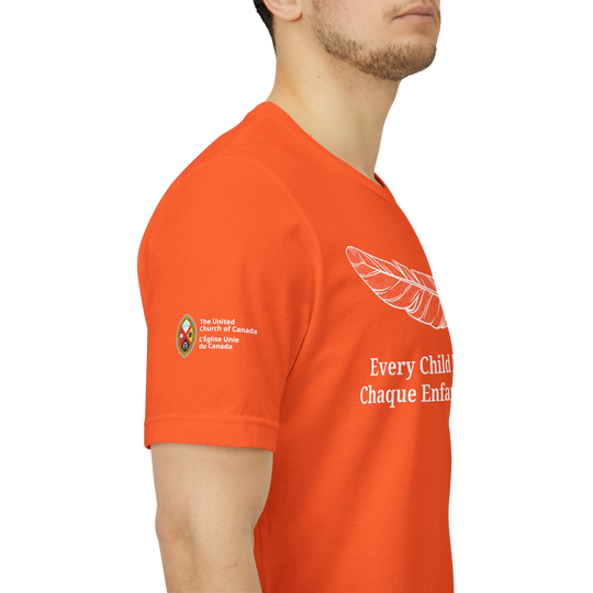 United Church Every Child Matters English/French Unisex Short Sleeve Tee