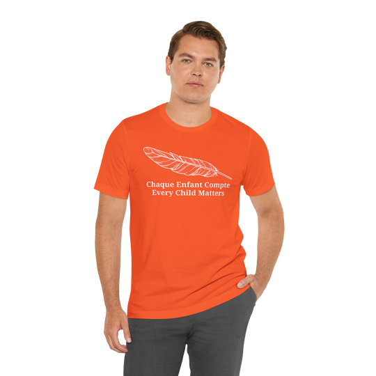 Every Child Matters French/English Unisex Short Sleeve Tee