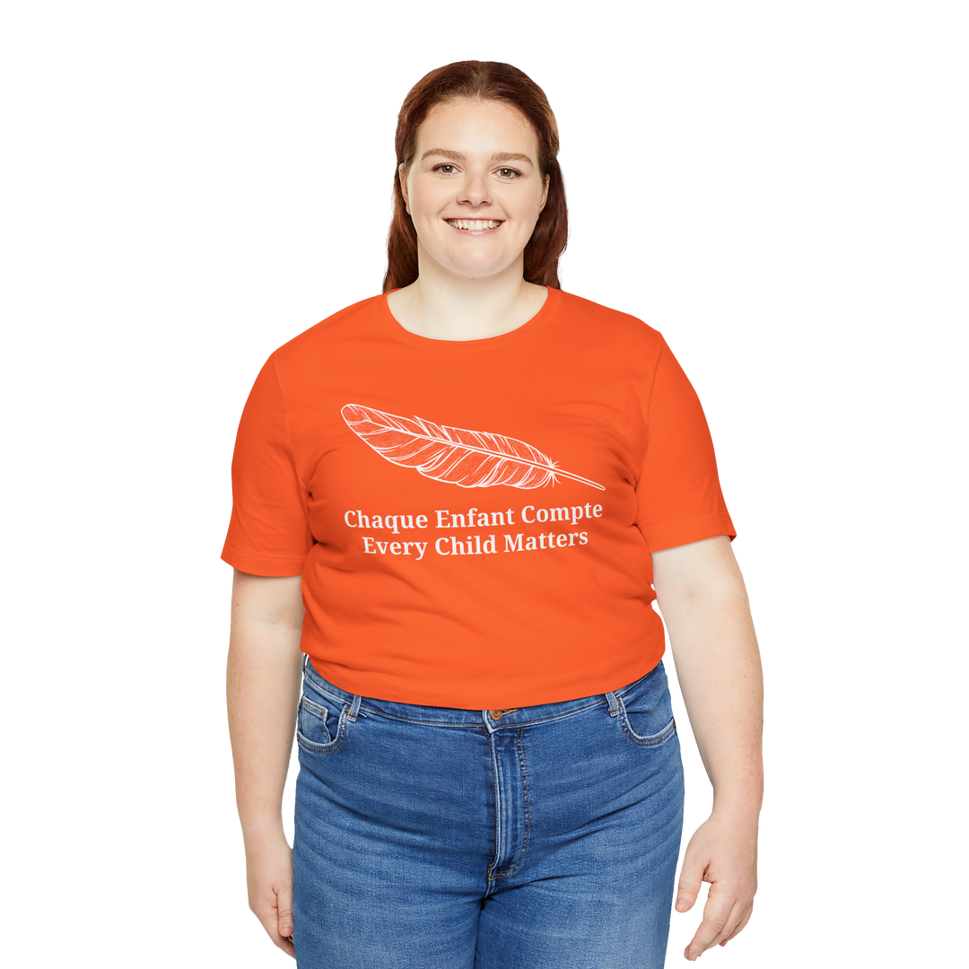 Every Child Matters French/English Unisex Short Sleeve Tee