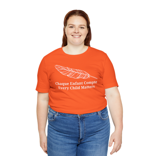 Every Child Matters French/English Unisex Short Sleeve Tee