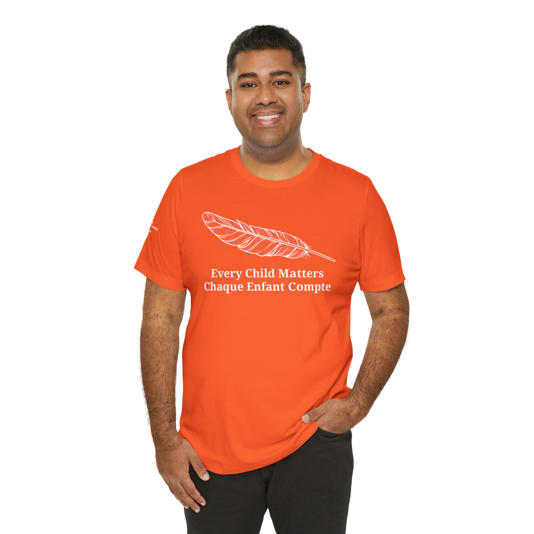 United Church Every Child Matters English/French Unisex Short Sleeve Tee