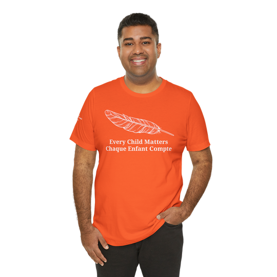 United Church Every Child Matters English/French Unisex Short Sleeve Tee