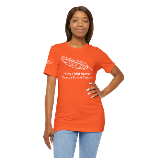 United Church Every Child Matters English/French Unisex Short Sleeve Tee