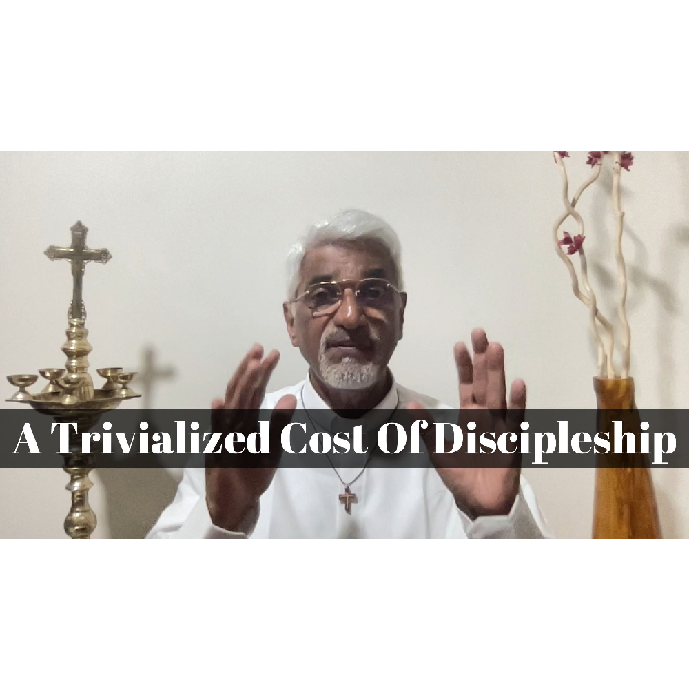February 25, 2024 – Lent 02: “A Trivialized Cost of Discipleship” A Worship Service Package Based on Mark 8:31-38