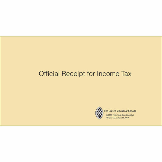 Official Income Tax Receipt Book