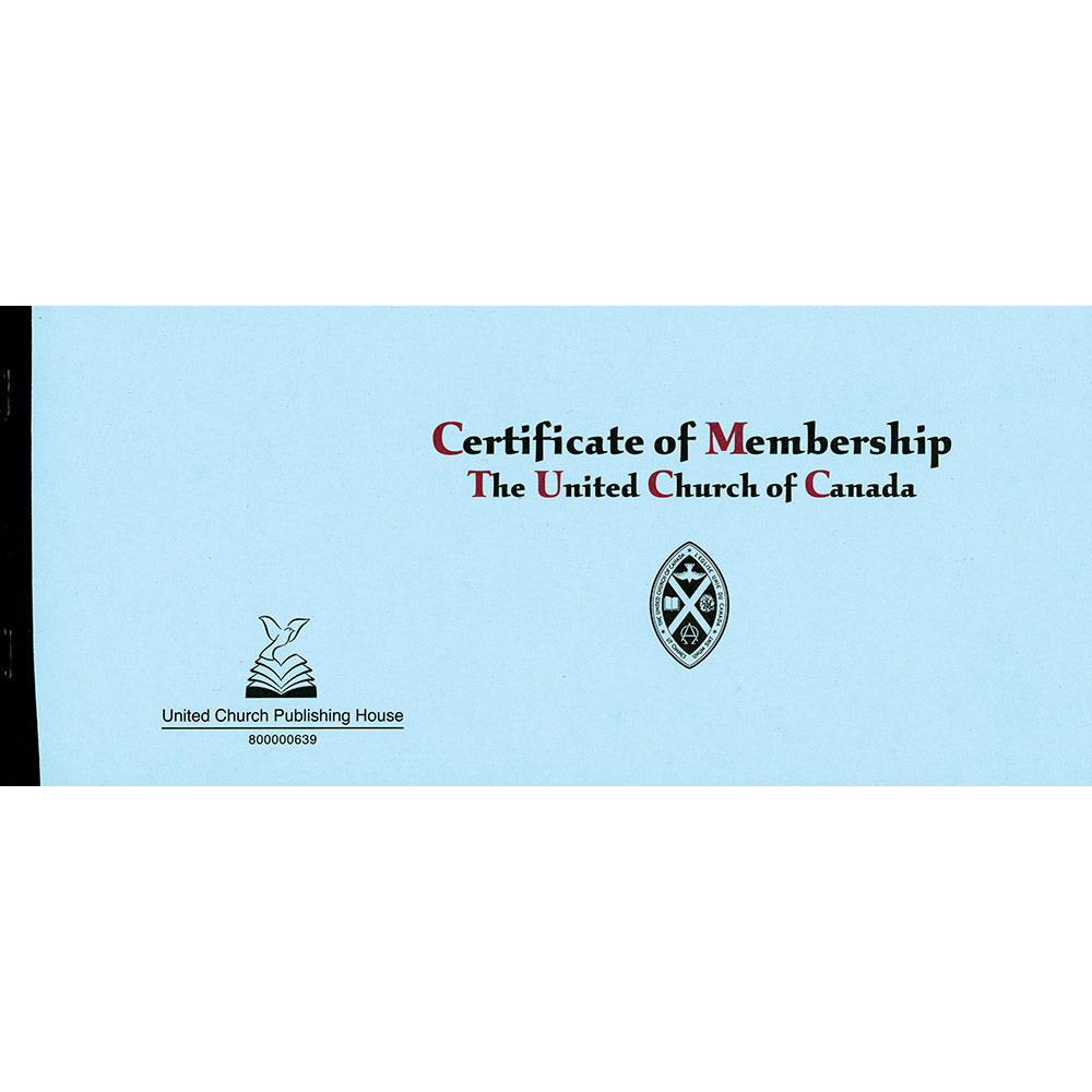 Certificate of Membership Book