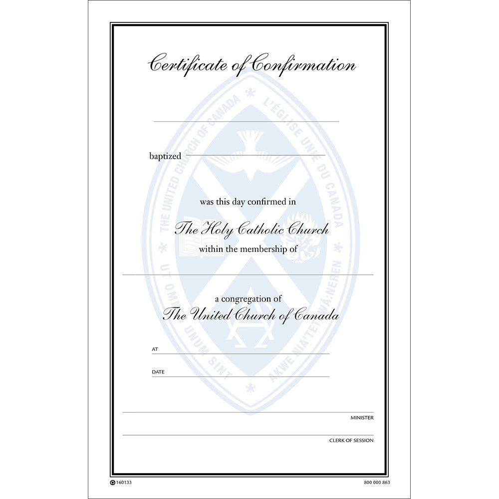 Certificate of Confirmation #62