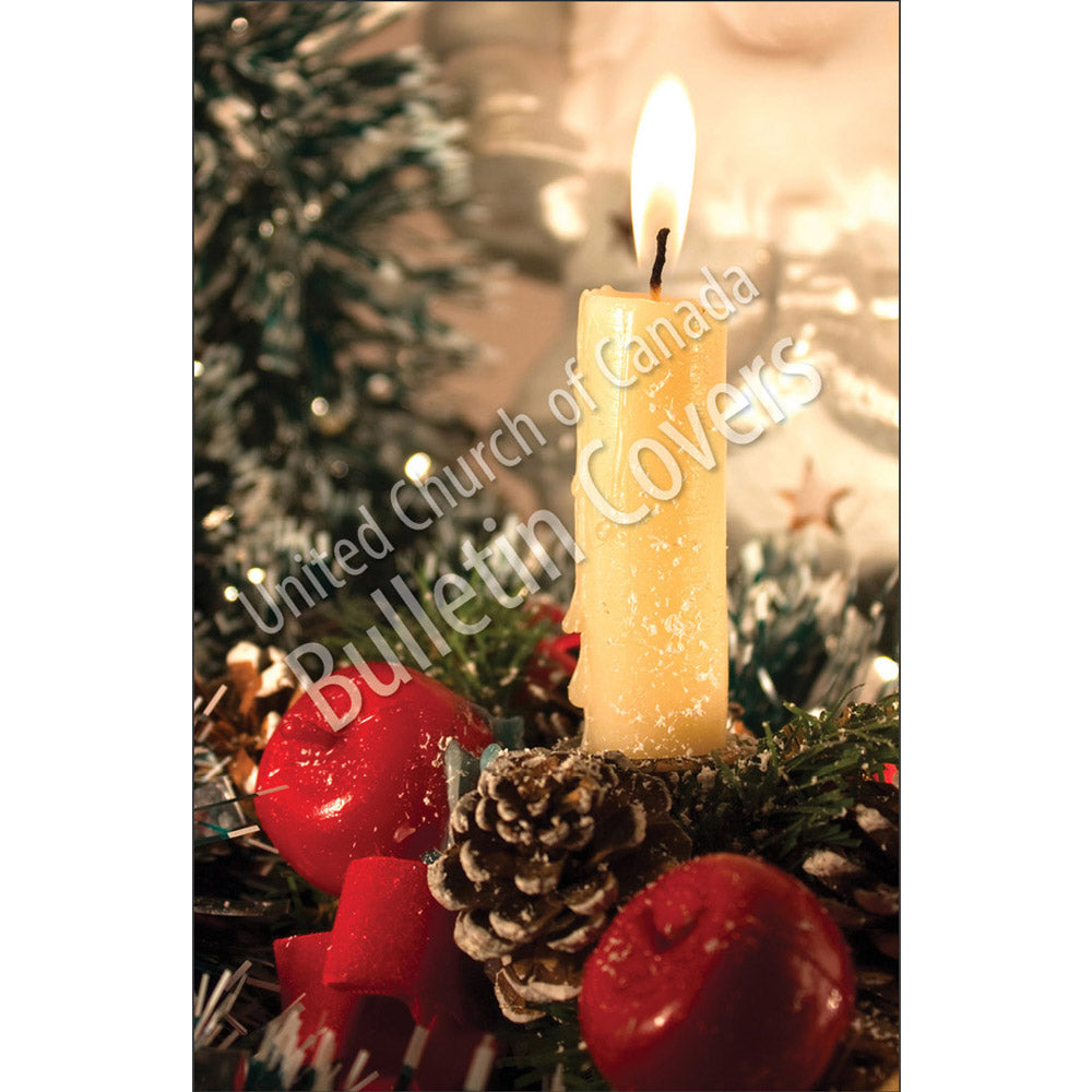 Bulletin: Candle and Pinecones (Package of 50)