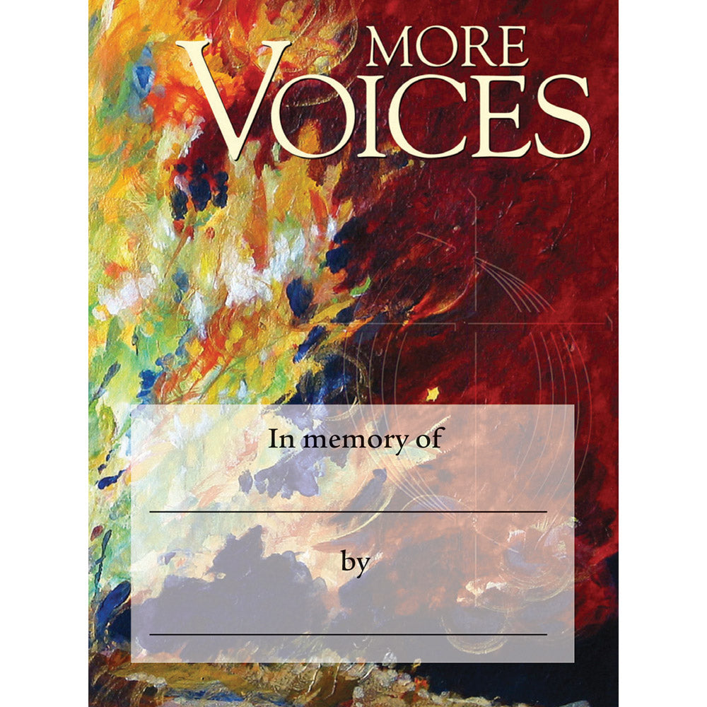 More Voices "In Memory of" Bookplate (Pkg of 25)