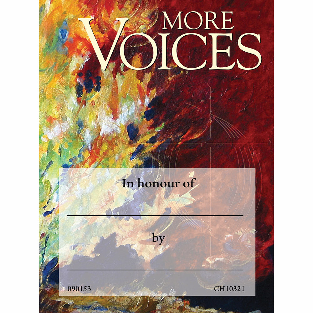 More Voices "In Honour of" Bookplate (Pkg of 25)