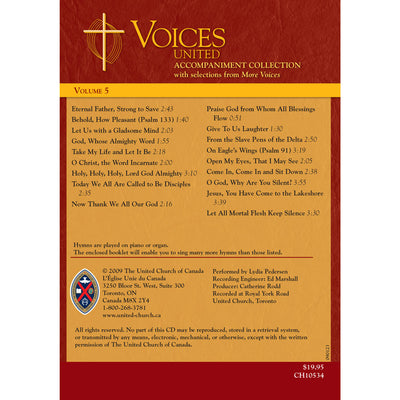 Voices United: Accompaniment Collection with Selections from More Voices, Volume 5