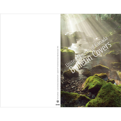 Special Occasion Bulletin: Light on Mossy Rocks (Package of 100)